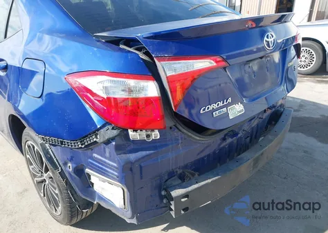 2015 Toyota Corolla S Plus из США, поврежденный, VIN 5YFBURHE7FP319573